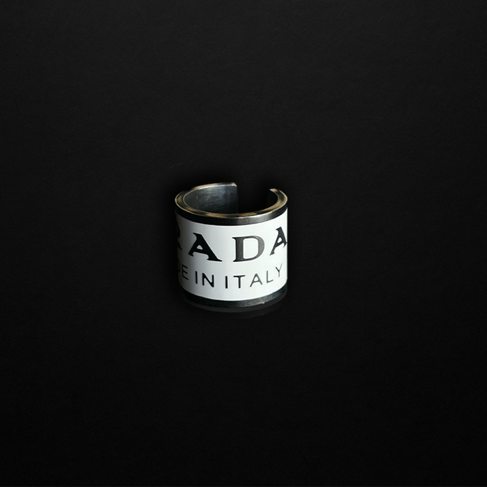 Repurposed White Praddy Chunky Ring