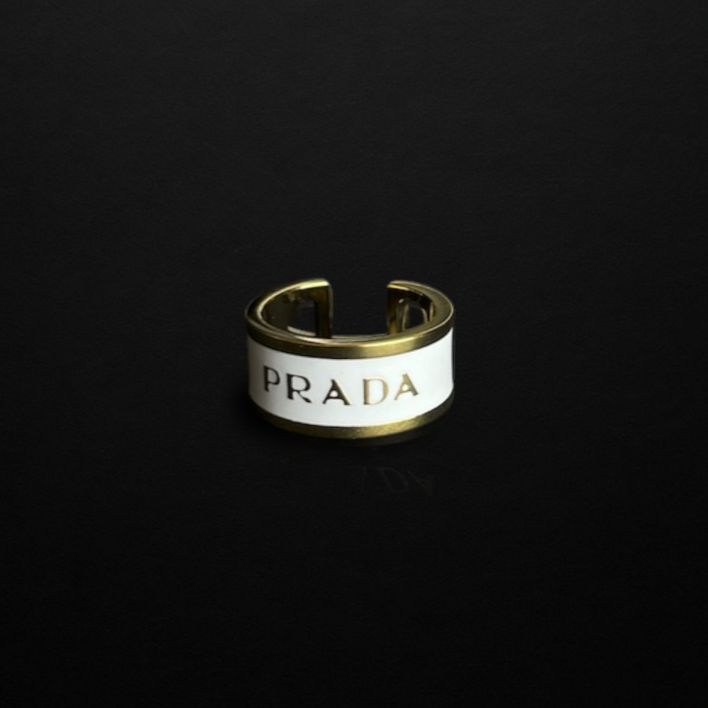Repurposed White Gold Praddy Thin Ring