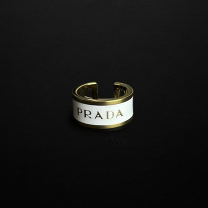 Repurposed White Gold Praddy Thin Ring